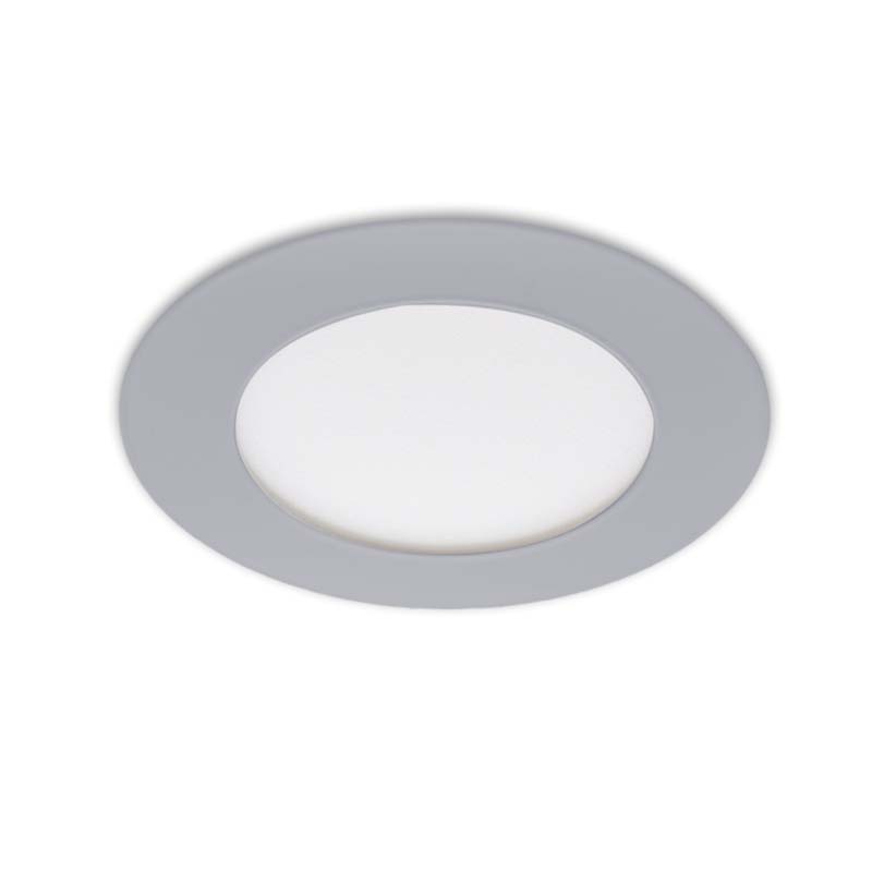 DOWNLIGHT LED SLIM REDONDO GRIS 12W - 4200K